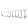 11Pcs Dual Open End Spanner Set Anti Rust High Hardness