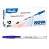 BAZIC Ballpoint Pen Nova Blue Color Stick Pens, 1.0 mm