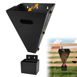 Adjustable Chicken Cone 8-16 Lbs With Adjustable Opening Sizes,Heavy Duty Poultry Restraining Cone for Chicken, With a Liquid Storage Accessory ,Flat Back Kill Cone for Chickens, Big Layers, Broilers