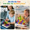 Portable Magnetic Tiles for Kids Travel - 40pcs STEM Building