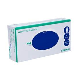 Vasco Vinyl Powderfree Unt.Handsch.unsterile XL Pack of 100