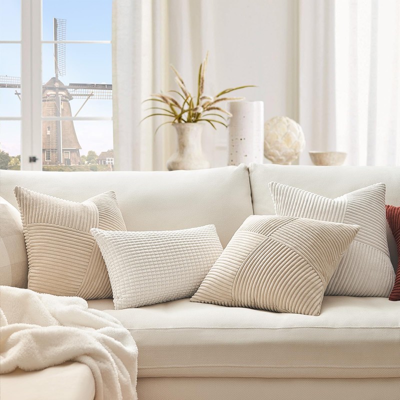 Topfinel Set of 2 Cushion Covers, 55 x 55 cm,