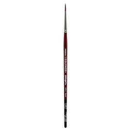 KINGART Premium Equinox 747R-2 Round Series Watercolor Artist Brushes, Synthetic Squirrel Hair, Short Handle, Size 2