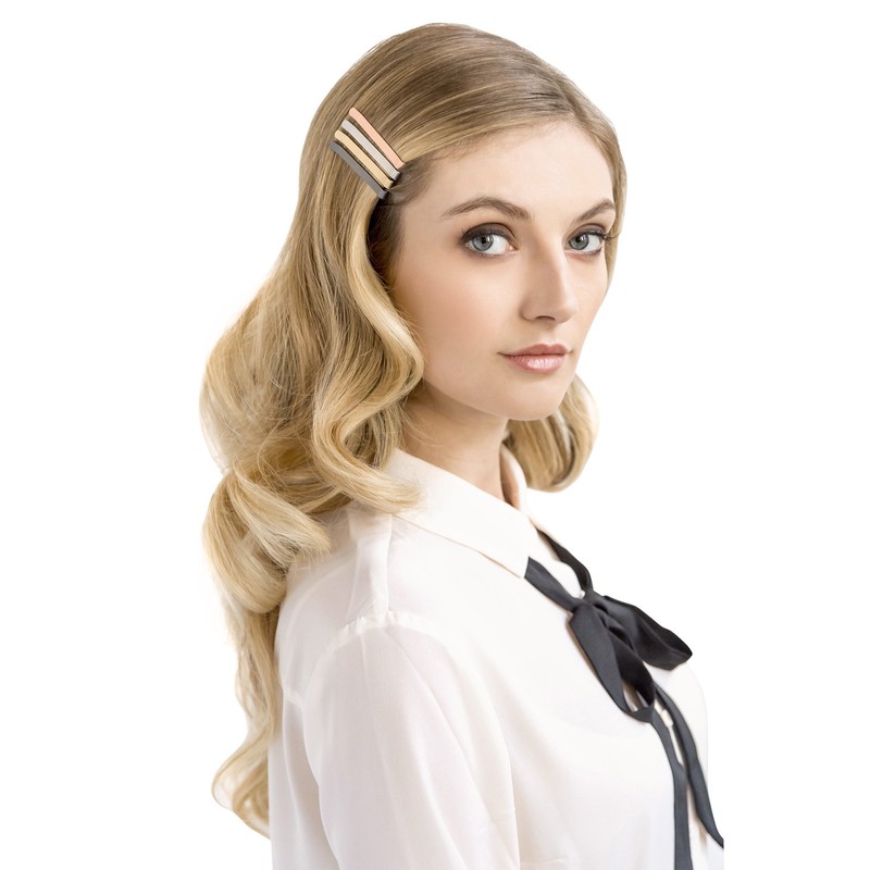 Diane 1907 Metallic Wide Bobby Pins, 4 Pack (4 Count,