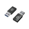 Conceptronic DONN10G USB 3.0/USB-C Adaptor Pack of 2 Black
