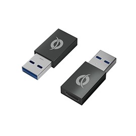 Conceptronic DONN10G USB 3.0/USB-C Adaptor Pack of 2 Black