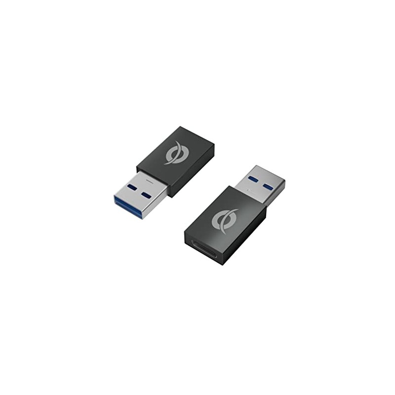Conceptronic DONN10G USB 3.0/USB-C Adaptor Pack of 2 Black
