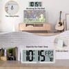 Large Digital Wall Clock, Electronic Alarm Clocks for Bedroom, Count