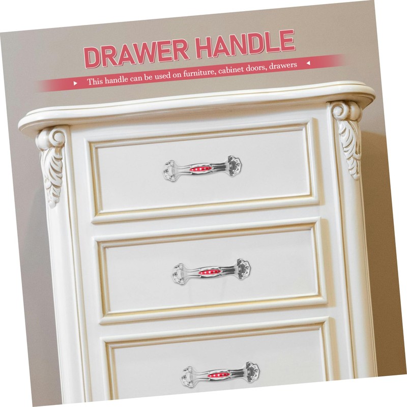 Operitacx 10Pcs Stainless Steel Cabinet Pull Handles Durable Wardrobe Knobs