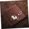 COLLBATH 2pcs Embroidery Random Cup Mats for Tea Ceremony Decorative