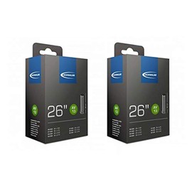 2 x Schwalbe 26" Mountain Bike Inner Tubes 26x2.25 With Schrader / Car Valves