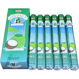 HEM HEM HEM COCONUT COCONUT STICKS Incense Sticks 6 Pack