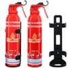 2 Pack Fire Extinguishers for Home, Car, Kitchen, Vehicle, Boat,
