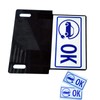 Electric Vehicle HOV OK Sticker Mount, License Plate Frame Stickers