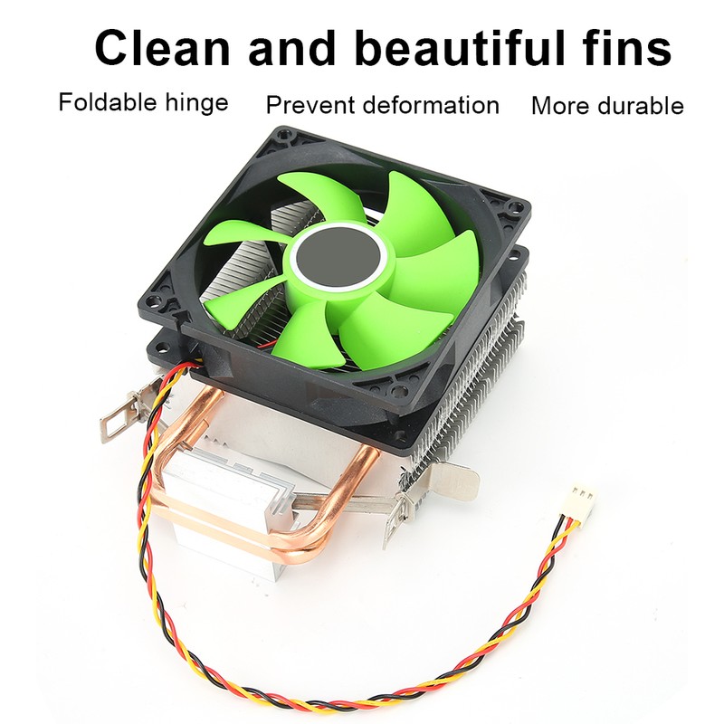 CPU Fan 3 Pin Connector Computer Accessory Non Light 2