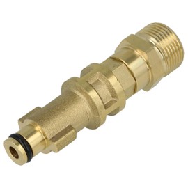 vhbw Adapter Bayonet to M22 Thread Compatible with Bosch Aquatak 10+, 115, 10, 110, 100 Pressure Washer - Quick Coupling