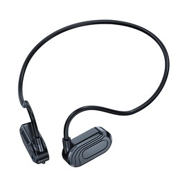 WOWRIO Open Ear Bluetooth Headphones, Lightweight Air Conduction Wireless Sport Headset with Mic, All-Day Battery, Waterproof, Memory Titanium, Secure Fit for Running, Workout
