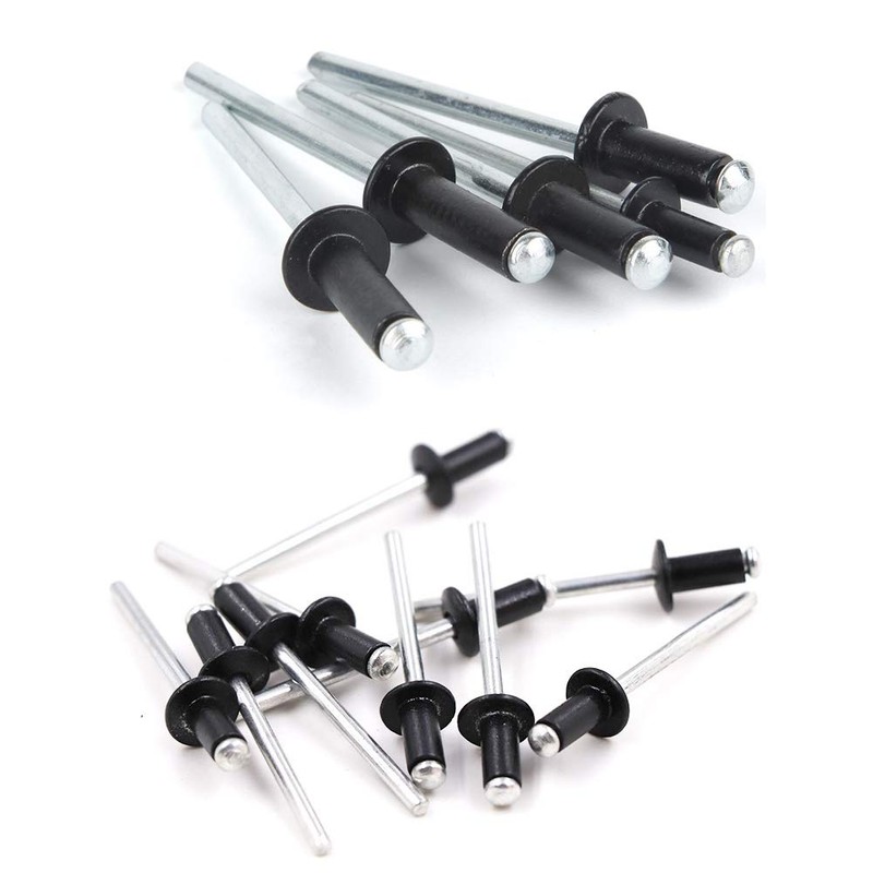 ISPINNER 100pcs 1/8" x 1/4" Aluminum Blind Rivets, 3.2 x