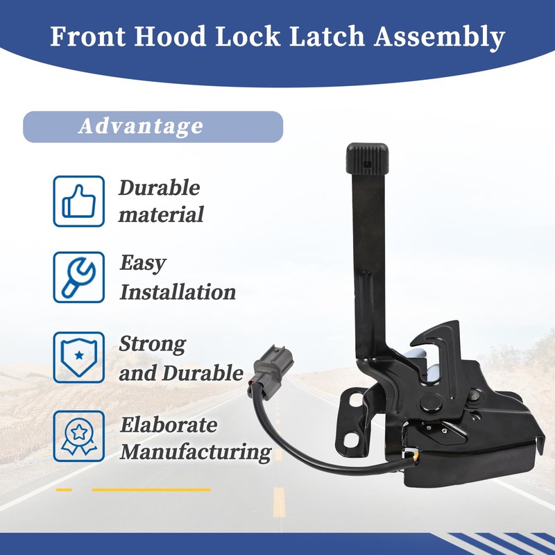 Getfarway Front Hood Lock Latch Assembly 74120-S6M-506 Compatible with Acura