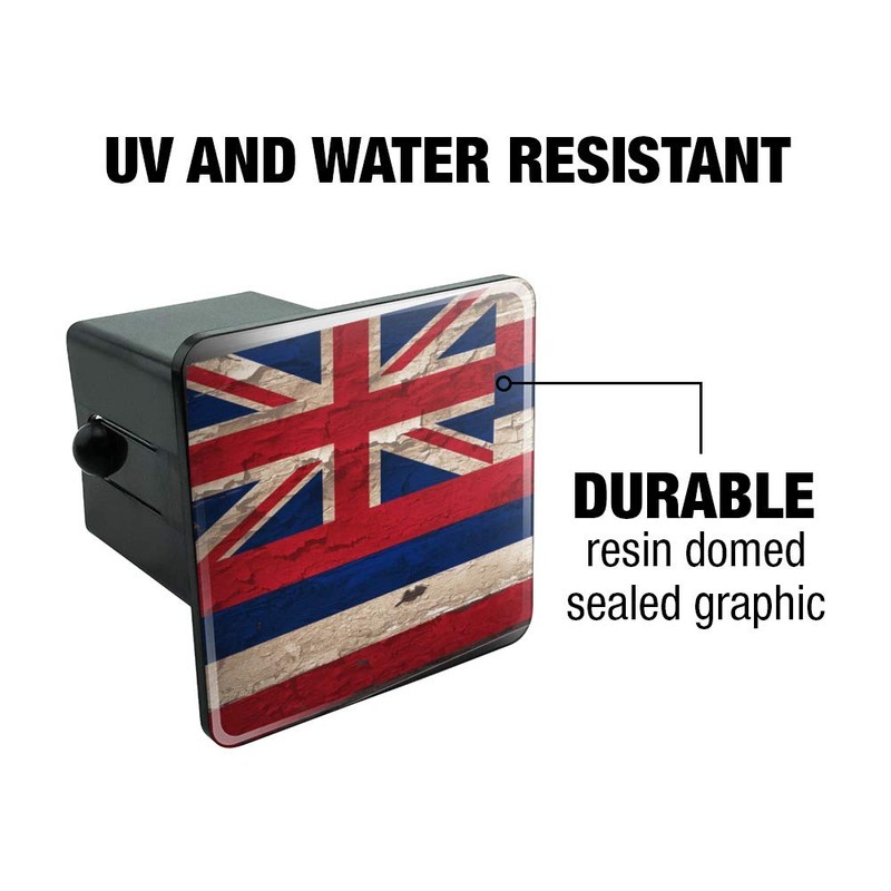 GRAPHICS & MORE Rustic Distressed Hawaii State Flag Tow Trailer