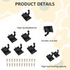 24 Pcs Plinth Clips with, Bath Panel Clips, Kitchen Plinth