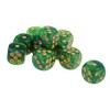 Yiotfandoll 10PCS Polyhedral D6 Dice 16mm Acrylic Game Dice for