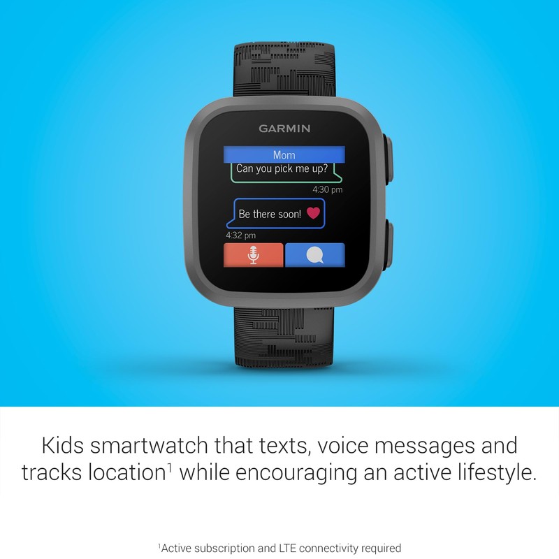 Garmin Bounce™, Kids Smartwatch, Two-Way Text and Voice Messaging, Location