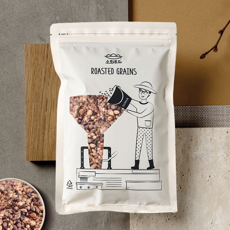 500g of roasted mixed grains, 12 kinds of domestic mixed