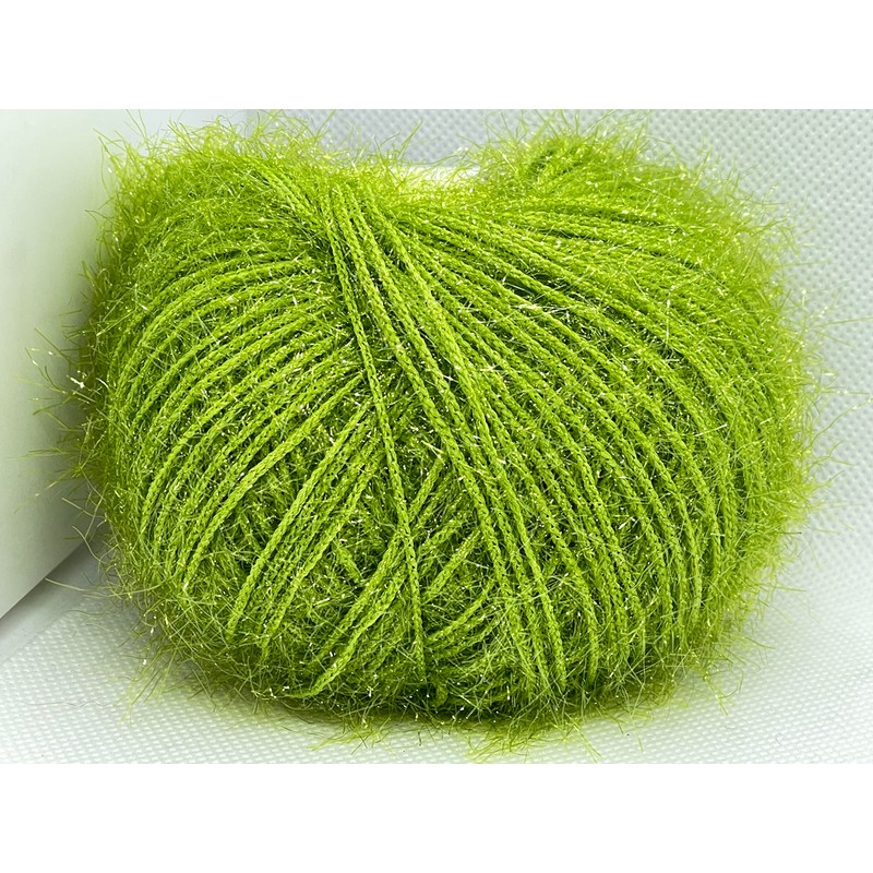 Spring Green Sparkle Soft - Ice Yarns Metallic Lurex Nylon