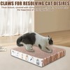 Pack of 3 Cat Scratching Boards, Corrugated Cardboard Scratching Boards