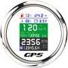 6-in-1 GPS Speedometer 3-3/8" 85mm MAIMEIMI Multi-Functional Adjustable Tachometer Voltmeter