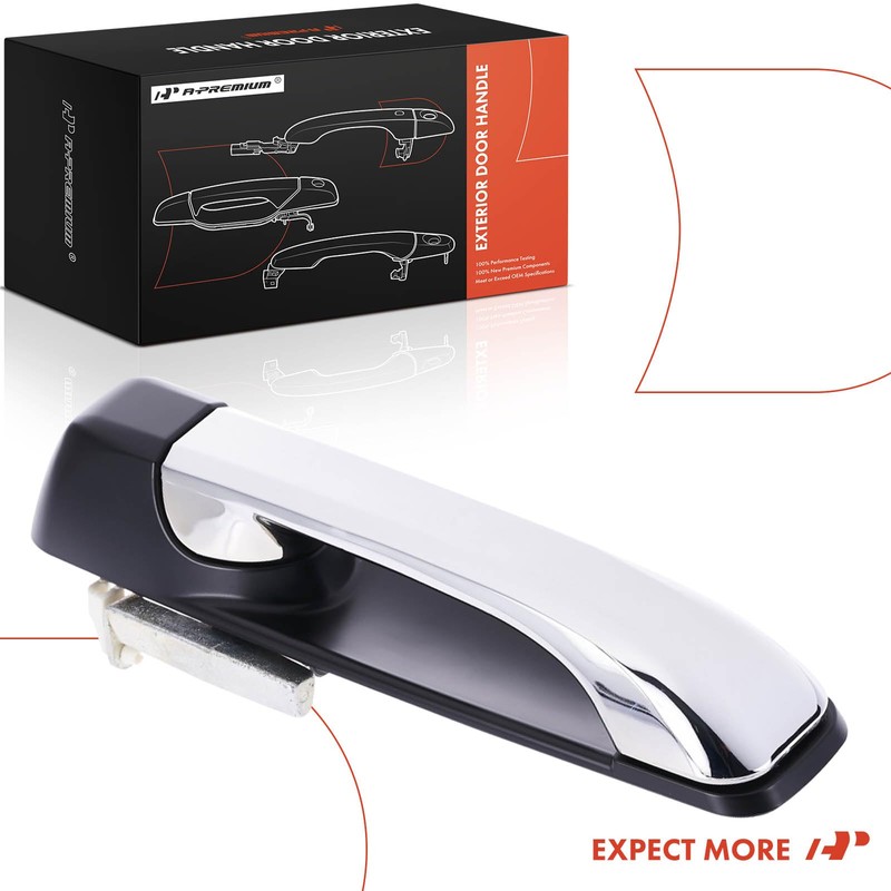 A-Premium Rear Left Driver Side Exterior Door Handle Compatible with