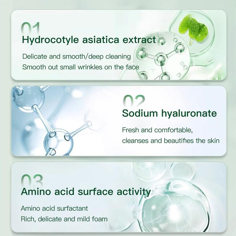 Centella foam facia lmask can remove black and control oil,deeply