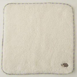 hurenzuhiru Point Embroidered Towel Natural 22 X 22 hariharihari- HW – 431 – 57 