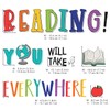 DECOWALL DS9-8092 Reading Corner Wall Stickers Decals Décor Classroom Kids