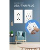 Multi Plug Outlet Extender, Vsanstar 3 Prong Wall Tap 4