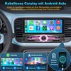 Single DIN Car Radio with Wireless CarPlay & Android Car,