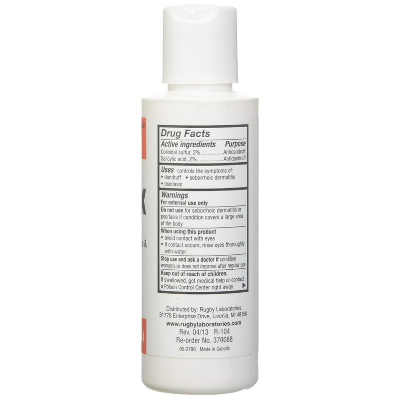 SEBEX LIQ 2%-2% Rug Size: 120 ML