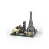 dOvOb Architecture Paris Skyline Micro Mini Blocks Building Set, 2324