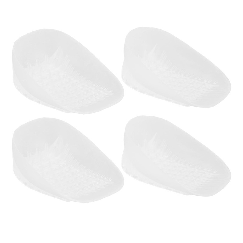 2 Pair Gel Heel Pad Transparent Strong Adhesion Soft Massaging