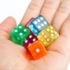 GWHOLE Dice Dice 6 Sides 40pcs 16mm trpg Dice Right