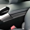 4Pcs Console Armrest Side Cover Carbon Fiber Trim Sticker Fit
