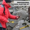 6 Pcs Rock Hammer Geology Starter Kit - 32 oz