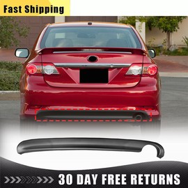 WenQi Lower Rear Bumper Spoiler Diffuser Lip For 2011 2012 2013 Toyota Corolla S/XRS