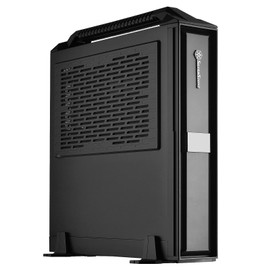 SilverStone Technology ML08B-H Mini-ITX Slim Small Form Factor Computer Case with Handle ML08B-H-x