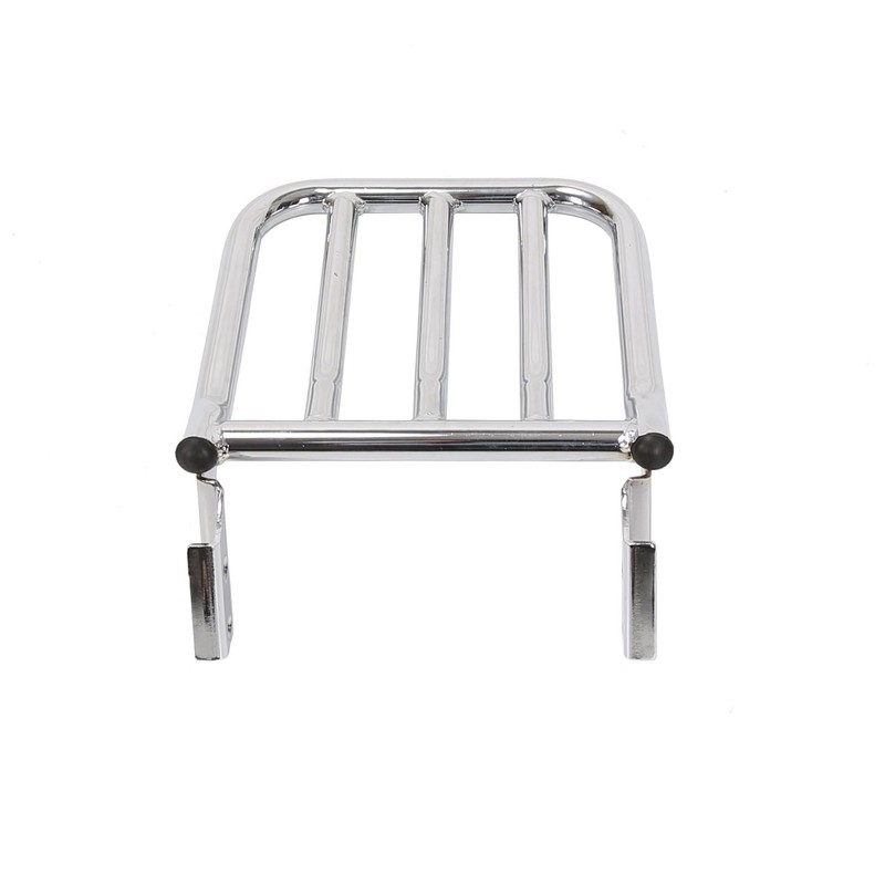 ECOTRIC Sissy Bar Backrest Chrome Luggage Rack Compatible with 2004-Later