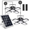 Aqonsie Solar Shed Light Indoor Outdoor, 176LED Solar Powered Pendant