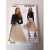 Simplicity sewing pattern pull on skirt 3 lengths & belt