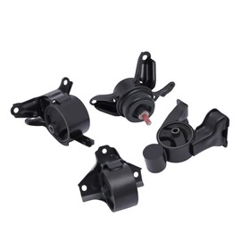 NTINGDE Engine Motor & Trans Mount Set 4pcs Fit Auto Compatible with Hyundai Sonata 2.4L 2011-2014 4pcs Auto Engine Motor Mount Kit A71015 A71081 Black