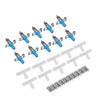 SALUTUYA 10PCS Removable Stainless Steel Rabbit Water Feeder Automatic Rabbit